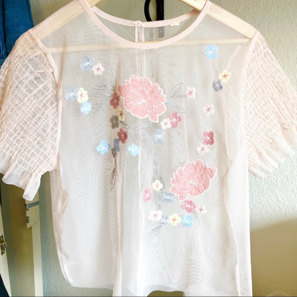 ASOS mesh blouse